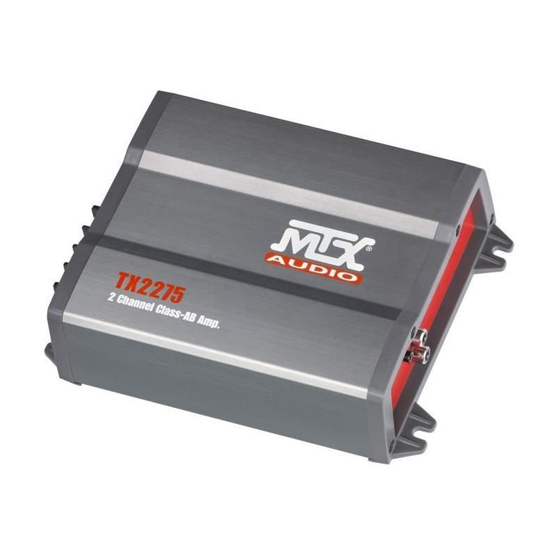 Ampli voiture MTX TX2275 2x110W RMS Filtres actifs - 