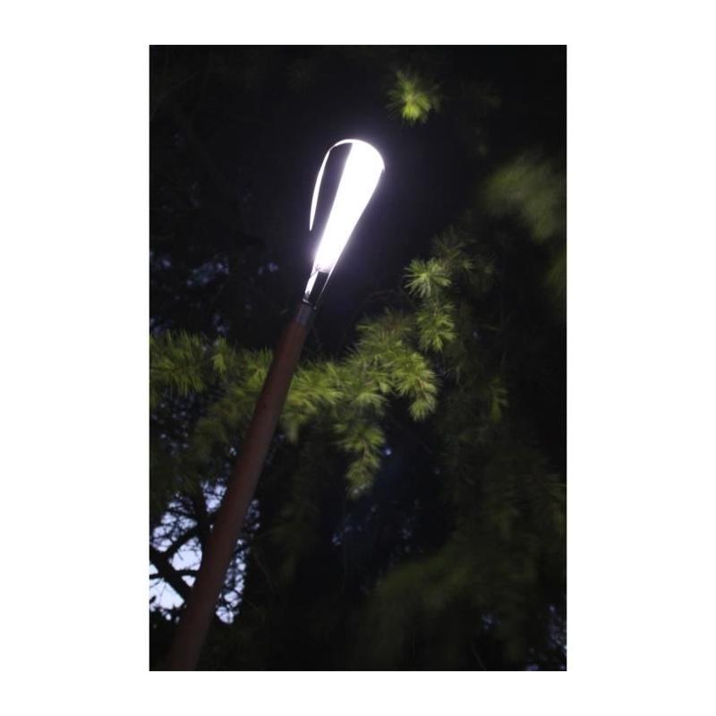 Lampe solaire Epi solaire blanche - Élégance et luminosité pour votre extérieur