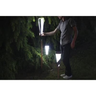 Lampe solaire Epi solaire blanche - Élégance et luminosité pour votre extérieur