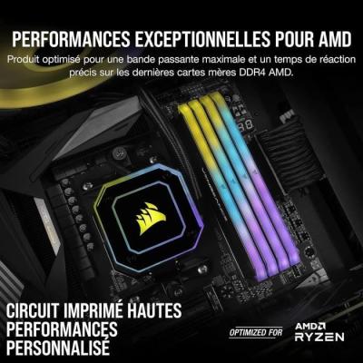 Mémoire RAM CORSAIR VENGEANCE RGB RT 32Go 3600MHz