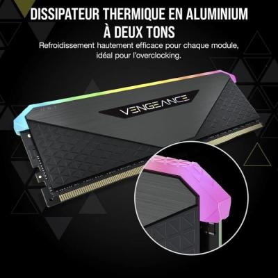 Mémoire RAM CORSAIR VENGEANCE RGB RT 32Go 3600MHz