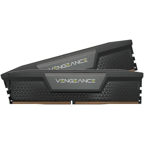 Mémoire RAM - CORSAIR - CMK64GX5M2B5600C40 - VENGEANCE - DDR5 - 64Go 2x32Go DIMM - 5600MT/s - CL 40 - 1.25V