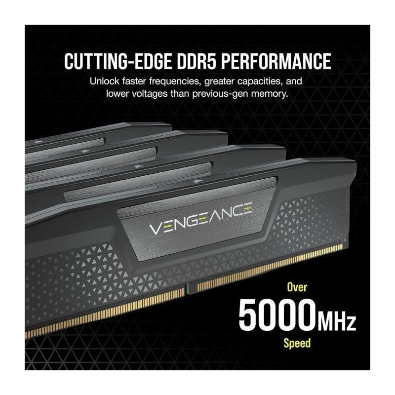 Mémoire RAM CORSAIR VENGEANCE DDR5 64Go 2x32Go DIMM