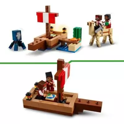 LEGO Minecraft 21259: Explorez les mers avec le Bateau Pirate!