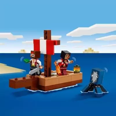 LEGO Minecraft 21259: Explorez les mers avec le Bateau Pirate!
