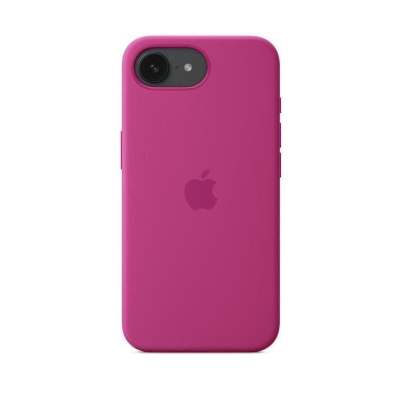 Coque en silicone iPhone 16E - Fuchsia