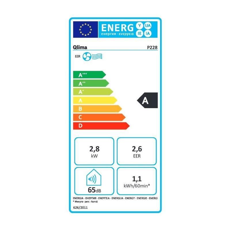 Climatiseur mobile P228 QLIMA - Puissant et Efficace