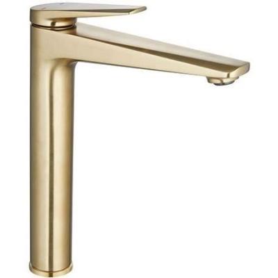 Robinetterie de Salle de Bain: Mitigeur Lavabo GLOSS HAUT en Laiton Brossé