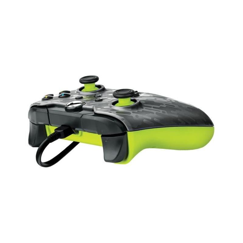 Manette de jeu filaire PDP MAN FIL XBOX - Electric Carbon