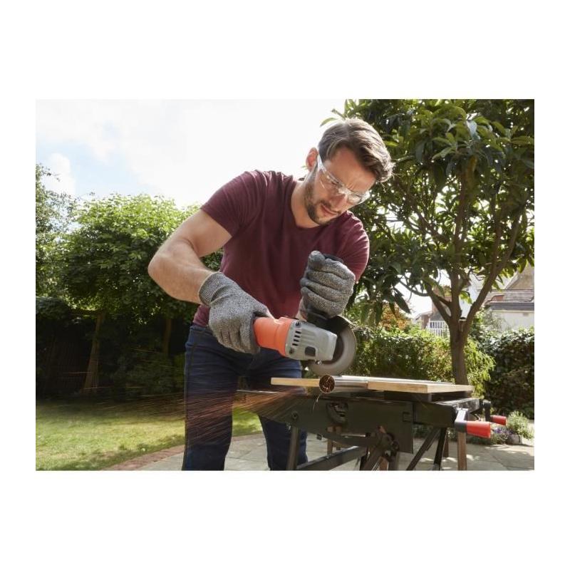 Meuleuse d'Angle BLACK+DECKER 710W - Prise en Main Facile