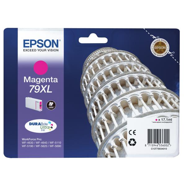 EPSON Cartouche d'encre 79 XL Magenta - Tour de Pise (C13T79034010)