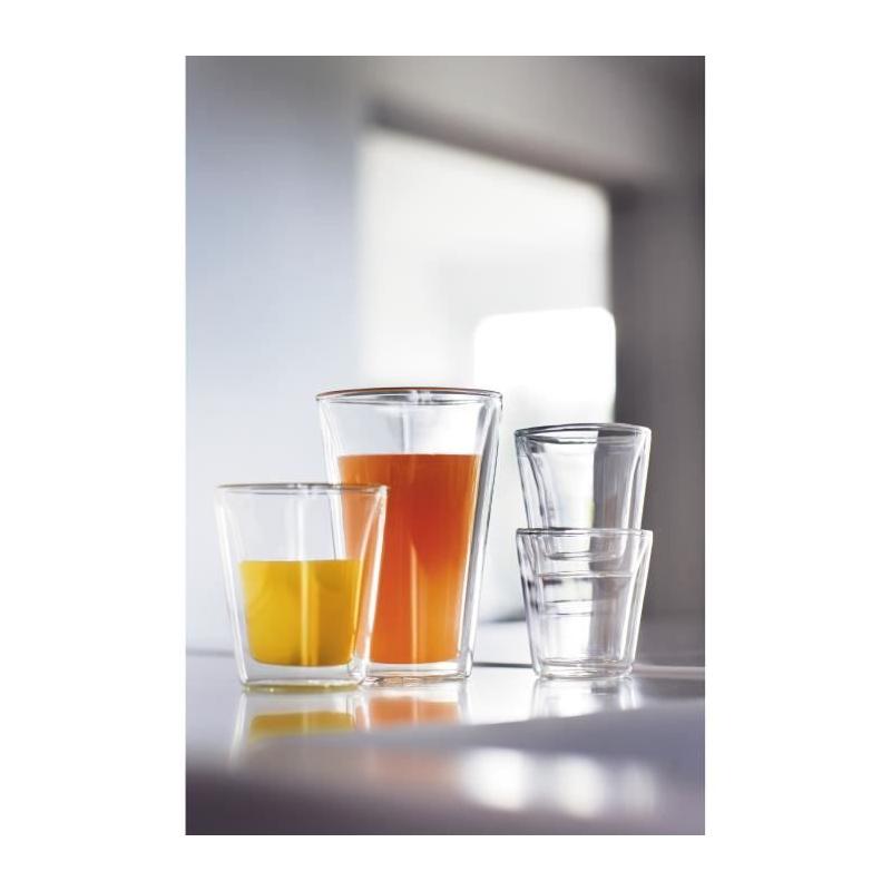 Verres thermos BODUM 0.1L - Double paroi - Transparent
