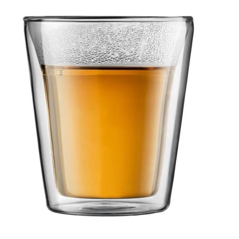Set 6 verres thermo - BODUM Canteen 0.2 l Transparent