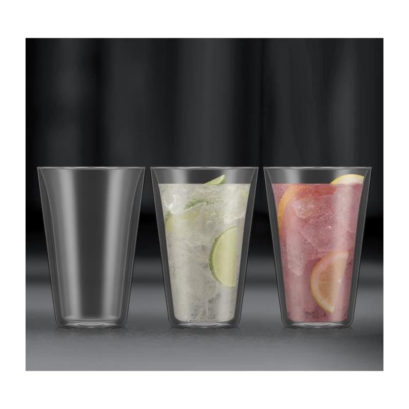 Six verres thermo BODUM Canteen Double paroi 0.4 l Transparent