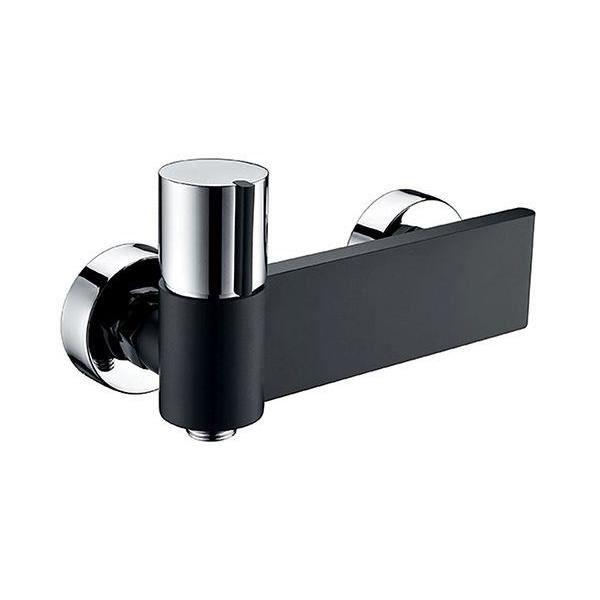 Mitigeur douche - EDOUARD ROUSSEAU - BLACK STEEL - Noir / Chromé