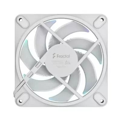 Ventilateur PC FRACTAL DESIGN Momentum 12 RGB - Contrôle PWM - Blanc