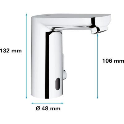 Robinet lavabo infrarouge GROHE Get E - limitateur température