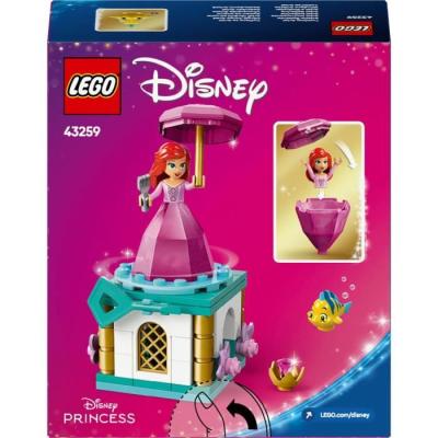 LEGO | Disney Princess 43259 Ariel Tournoyante - Construction pour filles de 5 ans