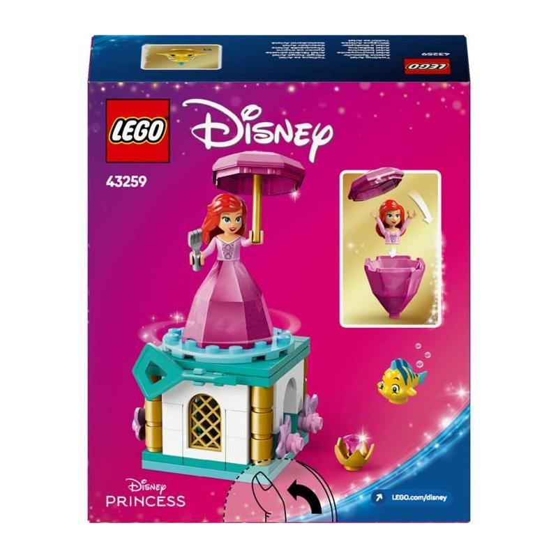 LEGO | Disney Princess 43259 Ariel Tournoyante - Construction pour filles de 5 ans