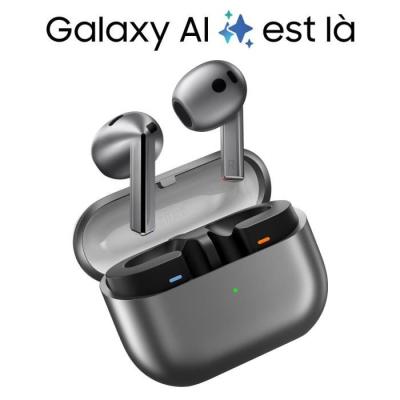Ecouteurs Samsung GALAXY Buds 3 argent - Oreillette Bluetooth compacte