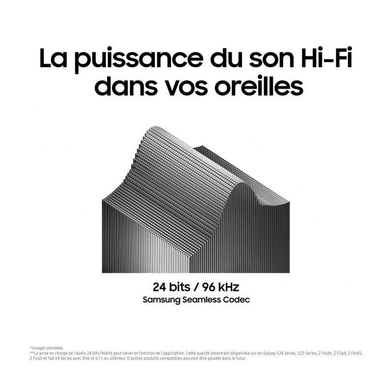 Ecouteurs Samsung GALAXY Buds 3 argent - Oreillette Bluetooth compacte