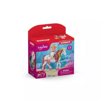 Figurine Schleich Sirene Feya et Licorne de Mer - Set 3 Pièces Figurine Schleich Sirene Feya et Licorne de Mer - Set 3 Pièces