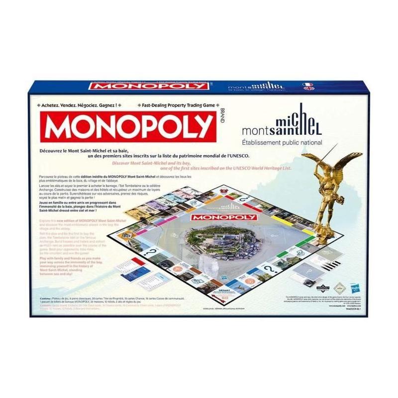 MONOPOLY Mont Saint Michel - Le jeu de plateau incontournable