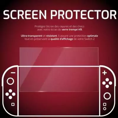 Protection d'écran ONLAN pour Nintendo Switch 2 - Verre trempé H9 Protection d'écran ONLAN pour Nintendo Switch 2 - Verre trempé H9