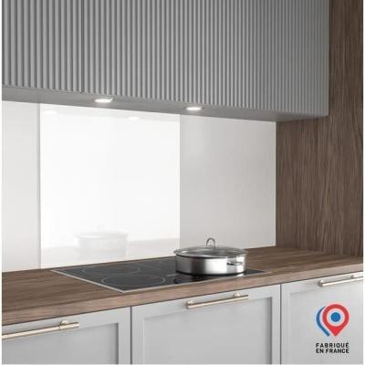 Crédence AURYS - Verre Extra Blanc 6mm - 700x600