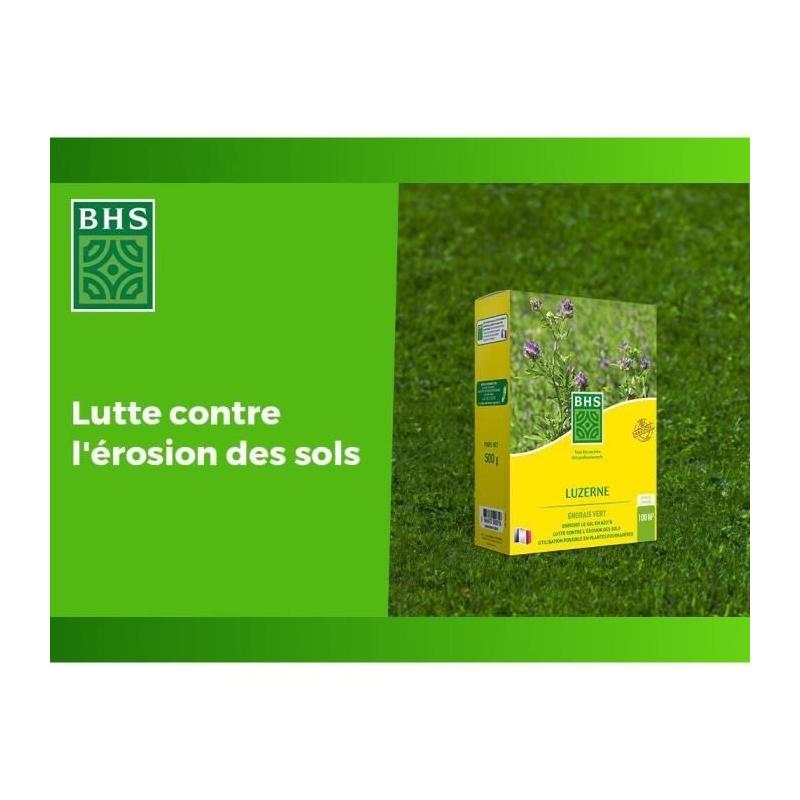 Améliorez votre sol avec Luzerne BHS - 500g | Gazon Naturel