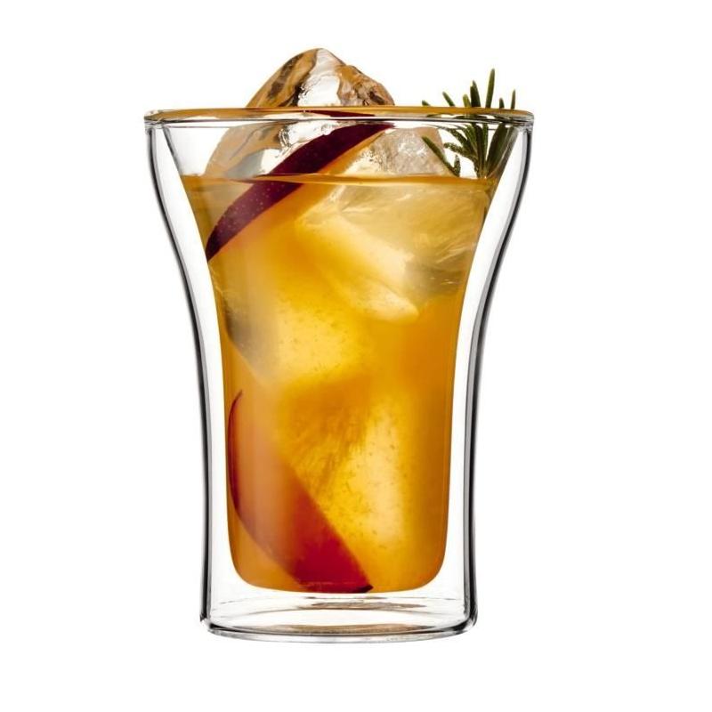 Ensemble 2 verres double paroi Bodum Assam 0,25L