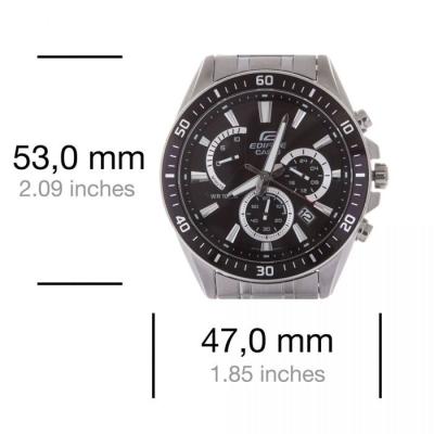 Montre Casio EFR-552D-1AVUEF - Argenté/Noir - Quartz Analogique