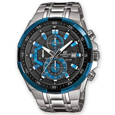Montre EDIFICE CASIO en acier inoxydable gris - élégance et précision