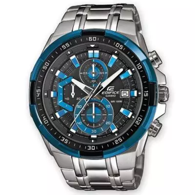 Montre EDIFICE CASIO en acier inoxydable gris - élégance et précision