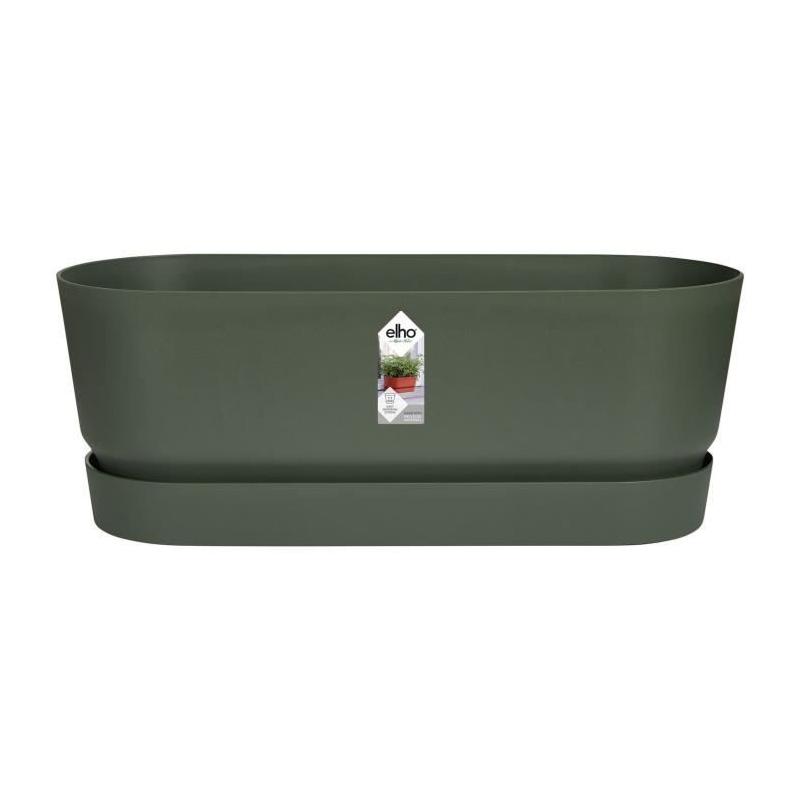 Pot de fleur ovale Leaf Green - Ø50 cm - GreenVille