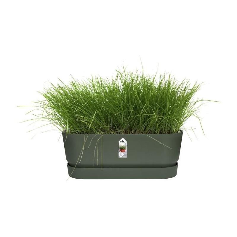 Pot de fleur ovale Leaf Green - Ø50 cm - GreenVille