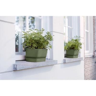 Pot de fleur ovale Leaf Green - Ø50 cm - GreenVille