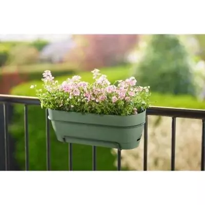 Jardinière Rectangle VIBIA Vert - Ø50 - Réservoir - Pour vos plantes ! Jardinière Rectangle VIBIA Vert - Ø50 - Réservoir - Pour vos plantes !