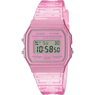 Montre bracelet CASIO Collection F-91WS-4EF : chrono et alarme auto