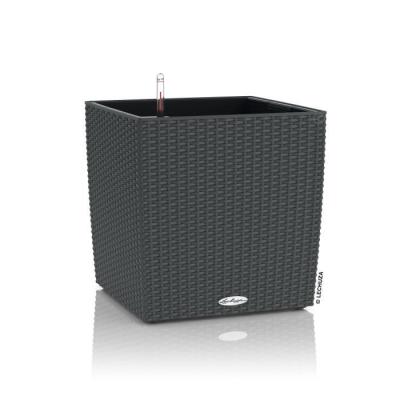 Jardiniere - Cube cottage 30 - Kit complet - Granit - 12 L - LECHUZA