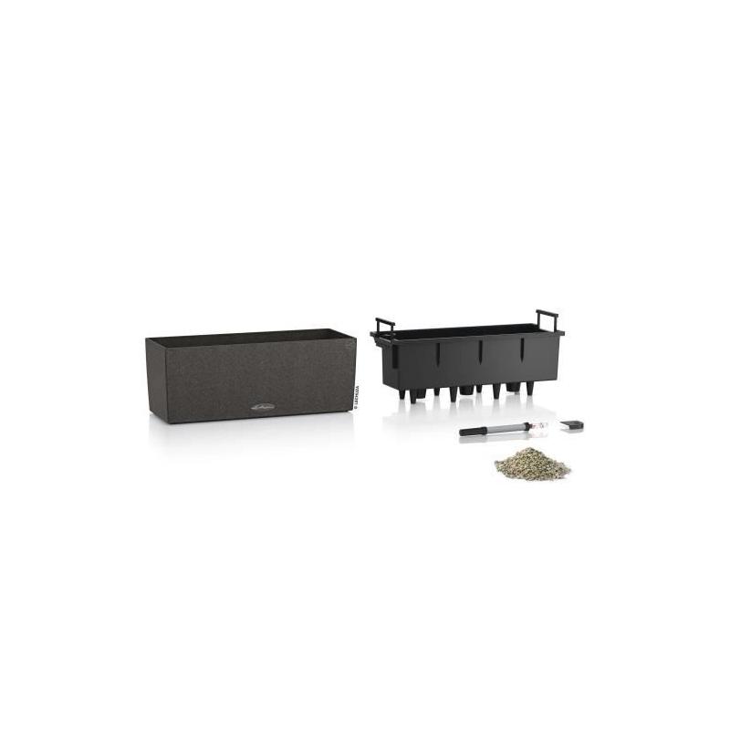 Jardinière BALCONERA Stone 50 Noir - Solution complète