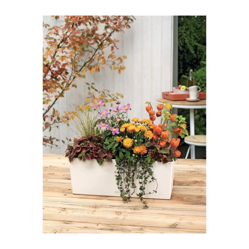 Jardinière Balconera Color 50 Blanc - Tout-en-un !