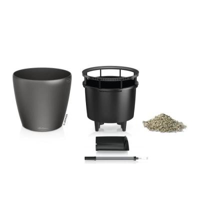 Kit complet Classico Premium Anthracite métallisé Ø 21 cm - Jardinière 3 L