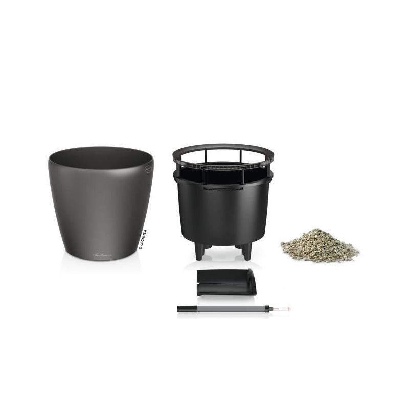 Kit complet Classico Premium Anthracite métallisé Ø 21 cm - Jardinière 3 L