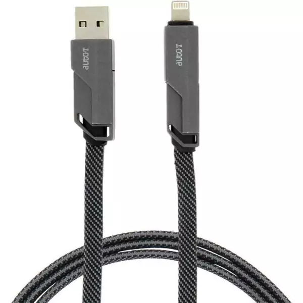 Câble plat - AUTO T - 540313 - USB-C - 4 connecteurs