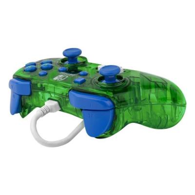 Manette de jeu Rock Candy Super Mario LUIGI - Ergonomique et vive