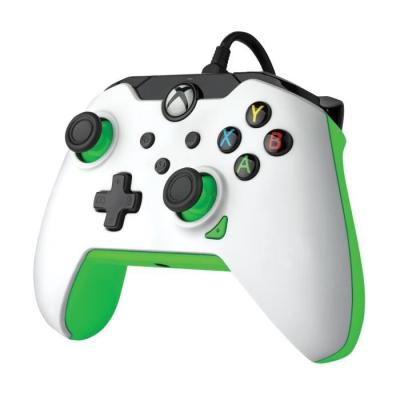 Manette de jeu - Xbox Series X|S, Xbox One et PC - NEON White - Filaire - PDP - Blanc