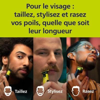 Lot de 4 lames de rechange pour PHILIPS Oneblade 360