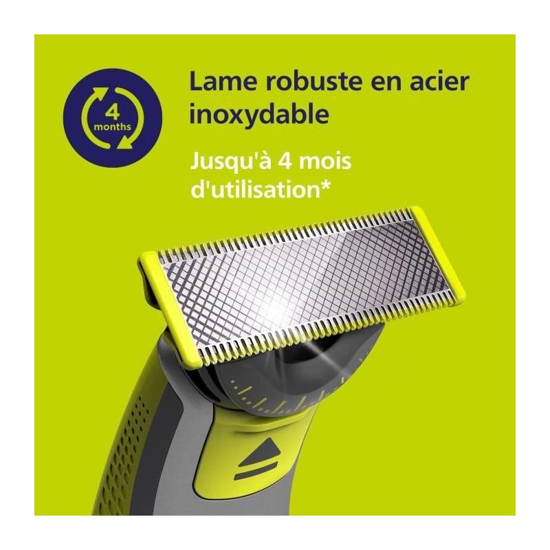 Lot de 4 lames de rechange pour PHILIPS Oneblade 360