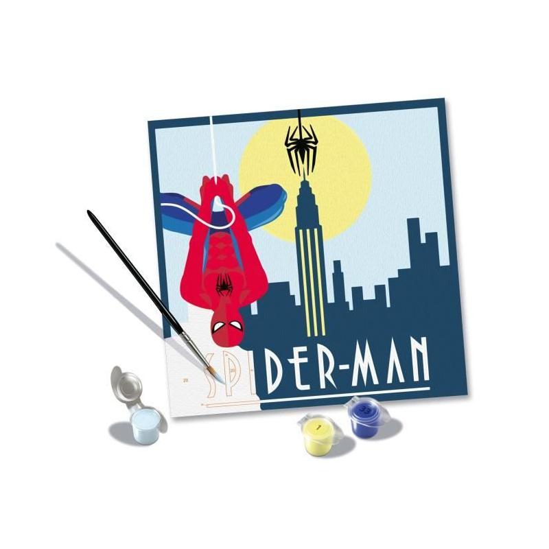 CreArt 20x20 cm Spider Man, Loisir créatif, 23891, Ravensburger